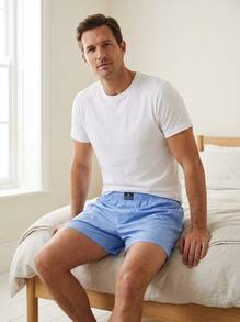 Ralph Lauren Men's Trunks Classic Fit Easy To Match Soft Commuting Casual Gym 714610864-001 - White/Blue/Navy - View 5
