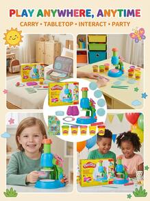 Play-Doh Light And Look Microscope Playset Age 3+ 1 Player G0494 - Multicolor - View 5