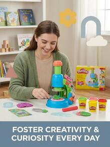 Play-Doh Light And Look Microscope Playset Age 3+ 1 Player G0494 - Multicolor - View 2