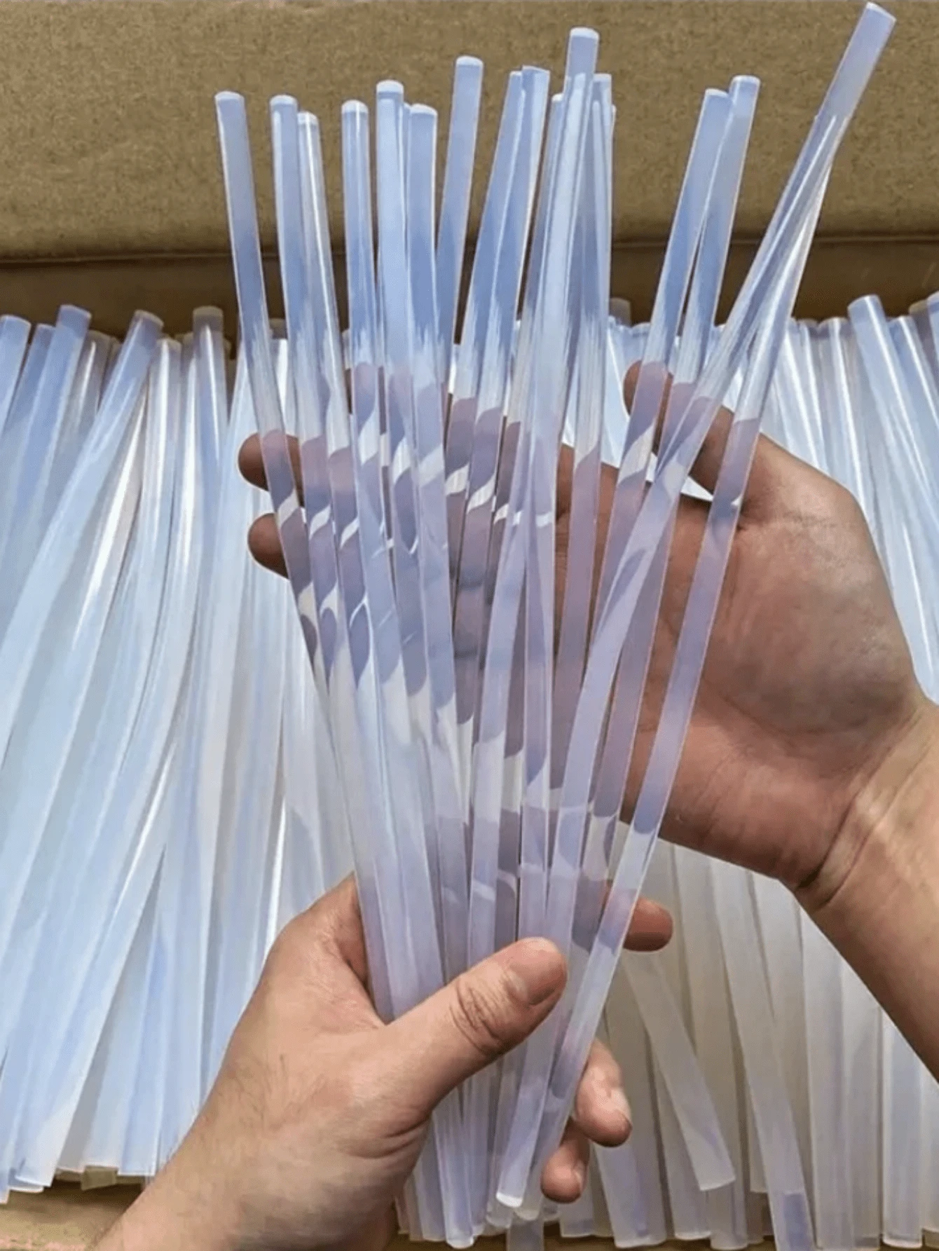 5pcs/10pcs/20pcs/30pcs/50pcs/80pcs/100pcs/150pcs Transparent Hot Melt Glue Sticks, 7/20mm, High Adhesion Diy Glue Gun Sticks,Tool Accessories