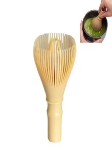 SHEIN 硅胶抹茶打蛋器、树脂抹茶打蛋器、茶道用塑料抹茶打蛋器