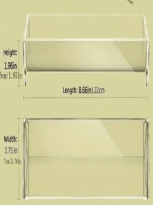 SHEIN Basic living 1/2/4 件简约欧式长方形托盘，用于餐厅存放甜点和饼干、展示架和托盘架。 - 白色 - 查看 7