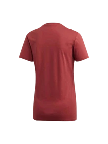 Adidas W BOS CO TEE T-SHIRTS - Red - View 4