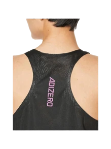 Adidas ADIZERO SINGLET SHIRTS - Black - View 4