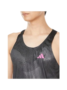 Adidas ADIZERO SINGLET SHIRTS - Black - View 3