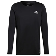 Adidas FAST LS MEN T-SHIRTS - Black - View 6