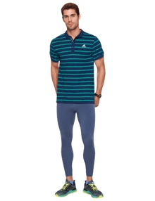 Adidas M TC POLO SHIRTS - Navy Blue - View 5