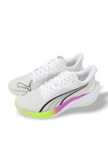 PUMA Darter Pro - Fashionable Versatile Casual Sneakers - White and Pink - View 3