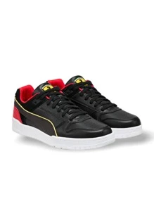 PUMA Fer. Game Low - Giày thể thao thường ngày thời trang - Đen và Đỏ - Xem 2