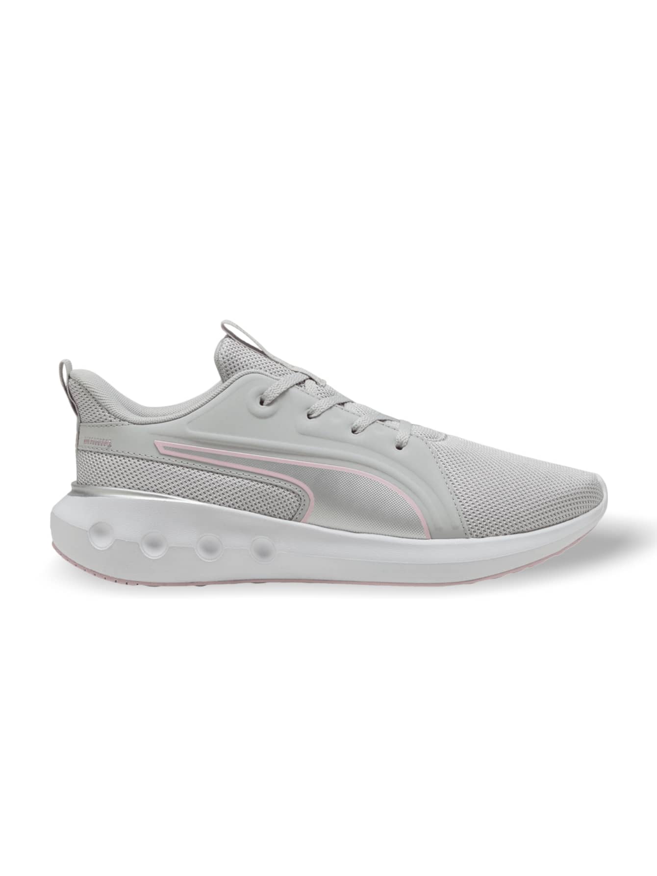 PUMA Softride Carson - Giày thể thao thời trang đa năng thường ngày - Xám và Hồng - Xem 1