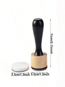 SHEIN Ink Blending Tool Set,Mini Art Blending Tools Include 2 Pcs Round Ink Daubers And 44 Pcs Replacement Foam Pads,Ink Blending Brushes For Card Making,DIY Crafting,Distressing,Painting And More - Multicolor - View 8