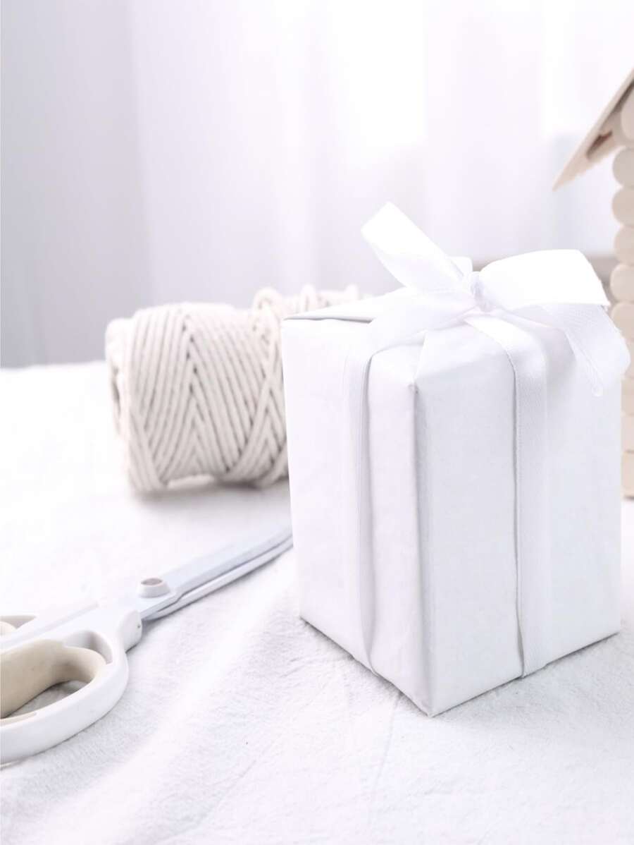 SHEIN 散装薄纸,白色礼品包装纸,衣物收纳包装工艺品 DIY 艺术工艺品用品 - 白色 - 查看 1