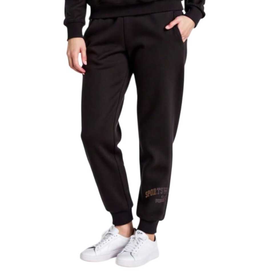 Puma ESS+ LOGO LAB Pants FL - PUMA Black - View 1