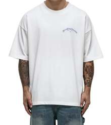 Good for Nothing Oversized Destination White T-Shirt - White - View 1