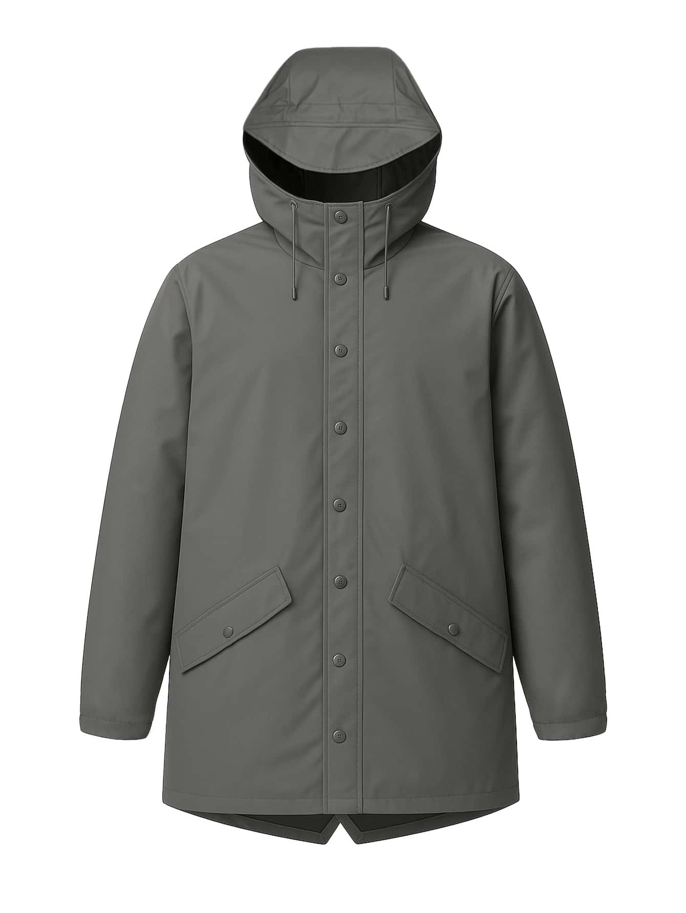 Rains Women's Shell Jackets Warm Adjustable Comfortable Commuting Outdoor Camping 12010-13 - Grey - View 1
