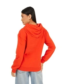 brave soul 经典连帽运动衫，红色