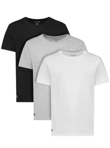 Lacoste 3 Packs Cotton Jersey Loungewear T-Shirts