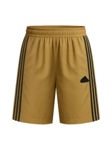 Adidas W FI WVN SHORT - Brown - View 1