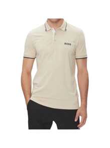 Hugo Boss Paddy Pro Polo - Beige - View 1