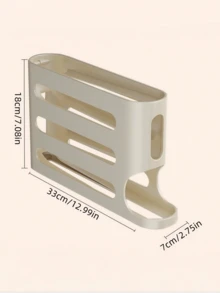Tier Large Capacity Slide Egg Storage Box - Automatic Rolling, Space-Saving Design For Refrigerator Side Door, Easy Access And Organization, For Easter Day, Egg Storage Trays