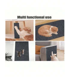 Self-Adhesive Carpet Pad, Cat Climbing Ladder, Sofa Furniture DIY Cover, Cat Scratching Board Replacement - Durable, Anti-Scratch With No Debris, Self-Adhesive Wall Sticker, Cat Scratch Board