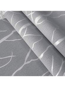 1 Roll Dry Wood Branch Pattern Non-Woven Fashion Wallpaper, Marble Pattern Stylish Wallpaper,TV Feature Wall Living Room Bedroom Wall Repair(52cm Width),Home Decor - Multicolor - View 5