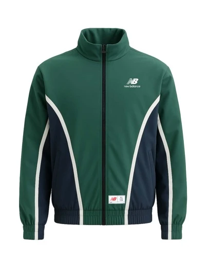  NEW BALANCE MJ33585 - Men's Long Sleeve Contrast Color Casual Jacket