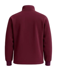 NEW BALANCE MJ33503 - Zip Up Stand Collar Sports Jacket - Burgundy - View 2