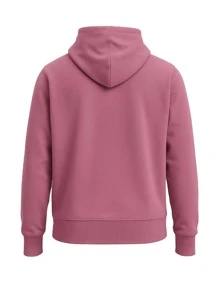 NEW BALANCE MT33553 - Letter Graphic Kangaroo Pocket Sports Hoodie - Burgundy - View 2