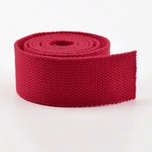 2 码/卷 3.2 厘米宽加厚纯色帆布织带，适用于背包、包袋、包装、行李箱、DIY 配件 - 彩色 - 查看 11