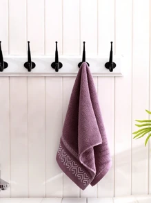 Wholesale 100% Cotton Towels, Thick And Absorbent For Home Use, Maze Patterned Facial Towels, Wedding Gifts, Solid Color Wholesale. - Multicolor - View 10