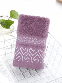 Wholesale 100% Cotton Towels, Thick And Absorbent For Home Use, Maze Patterned Facial Towels, Wedding Gifts, Solid Color Wholesale. - Multicolor - View 8