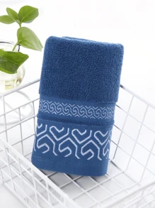 Wholesale 100% Cotton Towels, Thick And Absorbent For Home Use, Maze Patterned Facial Towels, Wedding Gifts, Solid Color Wholesale. - Multicolor - View 7