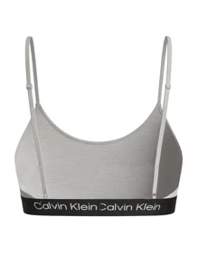 Calvin Klein UNLINED BRALETTE - Grey - View 7