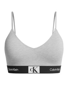 Calvin Klein UNLINED BRALETTE - Grey - View 6