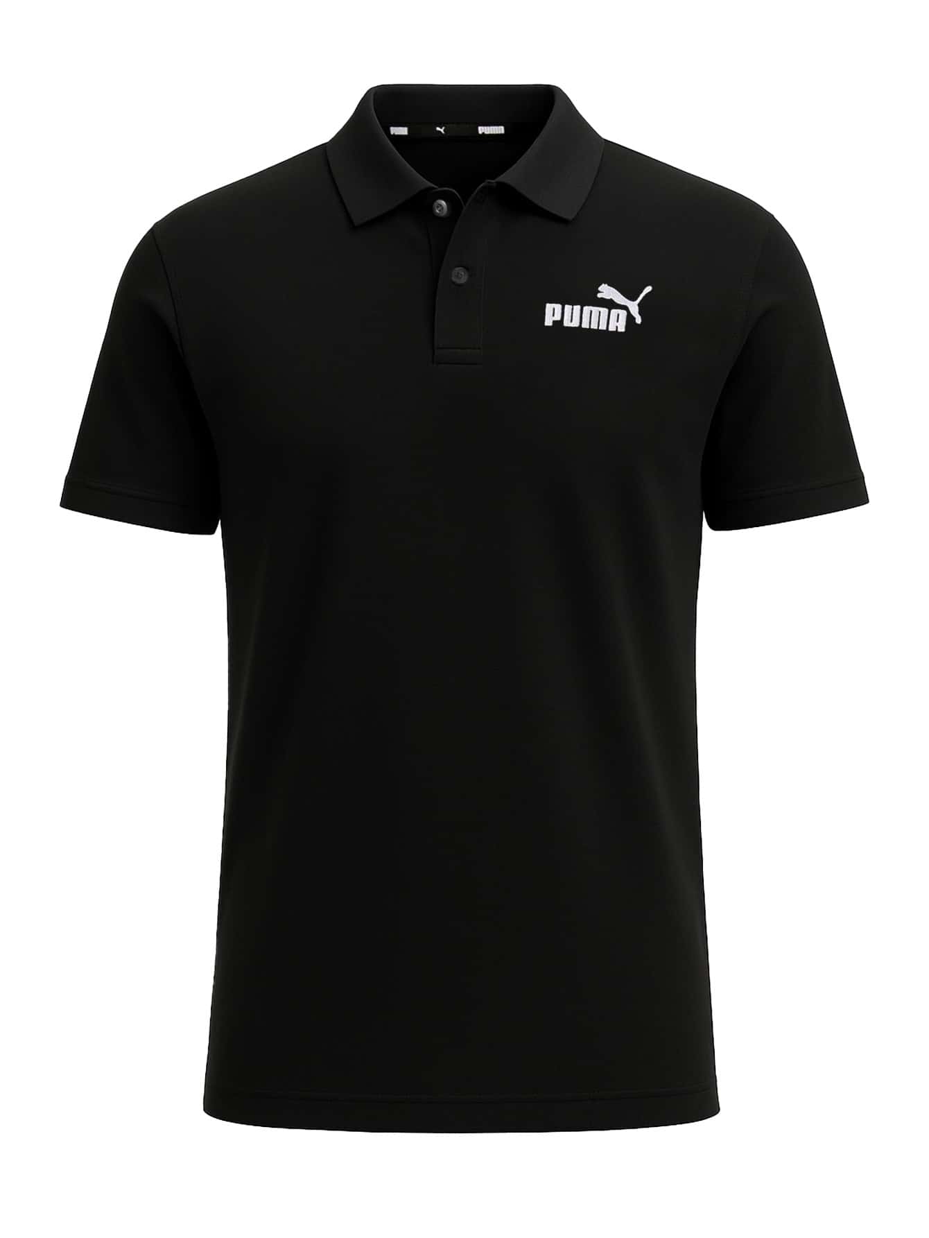 Puma ESS Pique Polo - Black - View 1