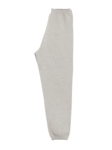 Nike Pantalón de chándal con logotipo Swoosh - Gris oscuro jaspeado / blanco - Ver 6