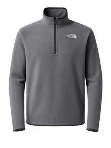 The North Face Men's 100 Glacier 1/4 Zip - Eu - Grey - View 4