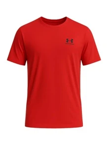 Under Armour UA M SPORTSTYLE LC SS-RED - Red - View 1