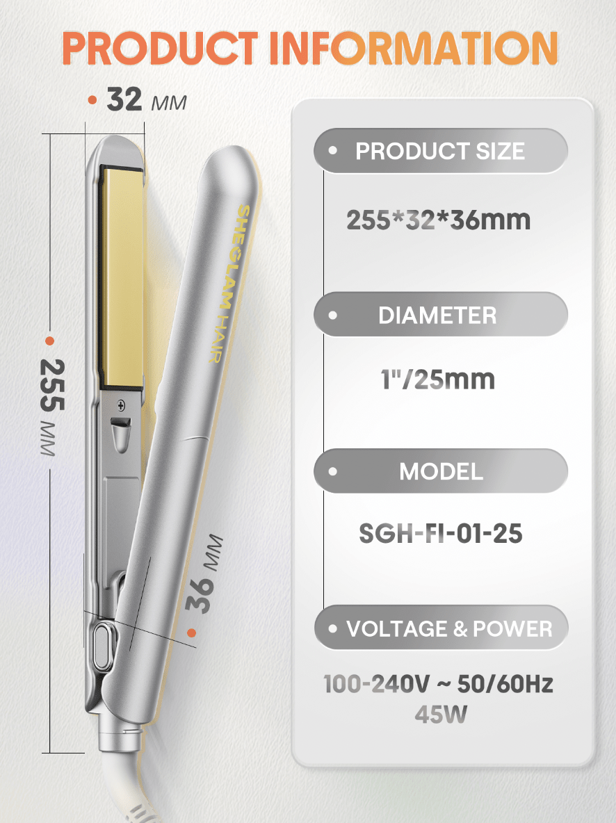 Sleek Chic Insta-Heat Straight Styler - UK Plug 9