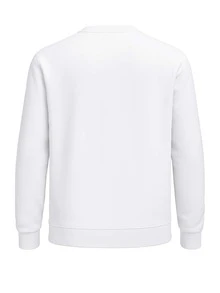 Champion Herrtröja med bokstavstryck och rund halsringning, avslappnad lös passform - Vitt - Visa 5