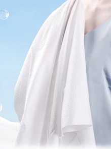 1条装一次性压缩浴巾，白色便携70cm*140cm植物纤维一次性浴巾，适合男女出差旅行日常护理居家浴室装饰夏季度假沙滩必备 - 白色 - 查看 7