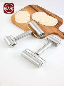 1pc Stainless Steel Rolling Pin - Silver - View 5