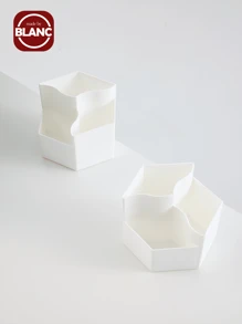 1 pièce Organisateur de maquillage multifonctionnel pour coiffeuse, salle de bain, bureau - rose, cadeau de Noël