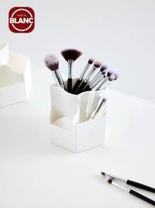 1 pièce Organisateur de maquillage multifonctionnel pour coiffeuse, salle de bain, bureau - rose, cadeau de Noël