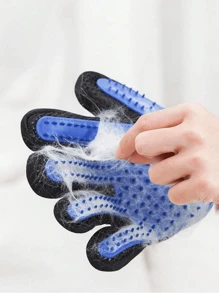 1 Piece Pet Hair Removal Massage Cleaning Gloves, Cleaning And Grooming, No Harm To Couples, Cat And Dog Grooming Gloves 1 Piece Right Hand - Pink - View 10