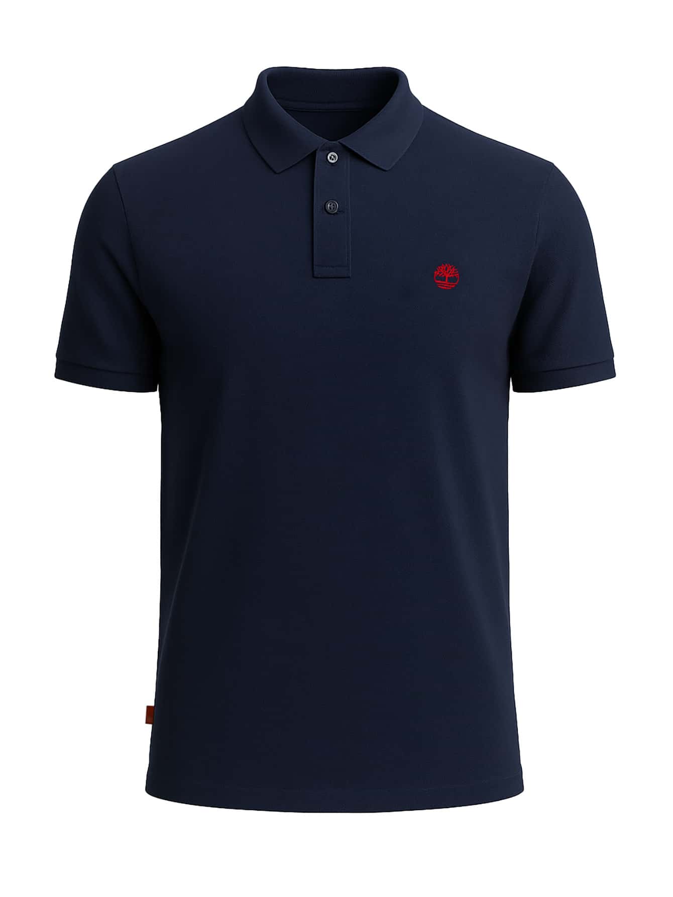 Timberland Men's Polo Shirt Pique Short Sleeve TB0A26N4433 Blue - Sapphire - View 1