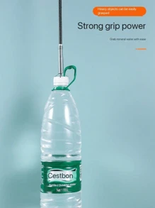 1PC 4-Claw Pipe Hook Drain Cleaner Tool Manual Bathroom Sink Toilet Plunger Hair Clog Remover For Shower Tub Drainage Unblocking Home Kitchen Cleaning Tools Durable Rustproof