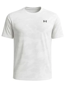 Under Armour UA TECH VENT JCQRD SS - 淺灰色 - 查看 1