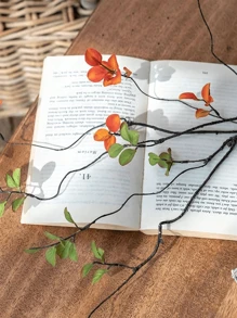 1/3/5/8/10pcs,Artificial Banyan Leaves, Long Stem - Perfect For Flower Arrangements, Home Office - Can Be Used As Vase Fillers And Bouquets - Perfect Home Decor, Office Decor, And Mother's Day Gifts